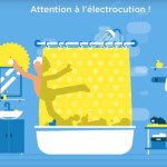 Tout mouillé et électricité, décharge assurée !