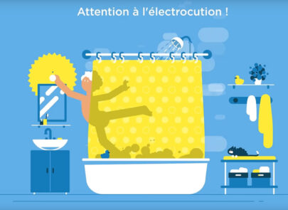 Tout mouillé et électricité, décharge assurée !