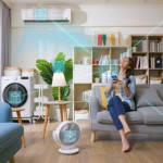 image d'une femme dans son salon