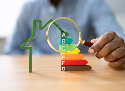 image de DPE avec une loupe et une maison