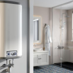 image qui représente une installation de chauffe eau dans la salle de bain