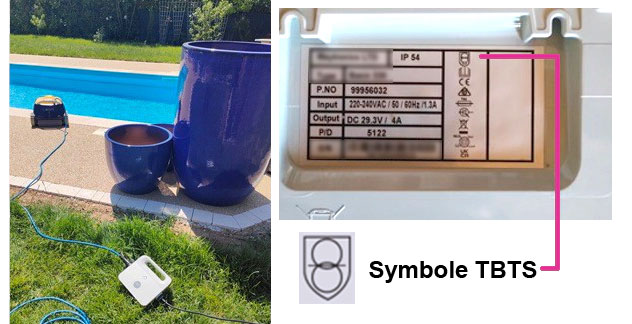 symbole TBTS piscine