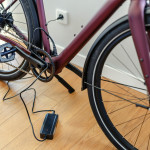 Recharge de vélo électrique à domicile, gros plan